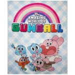 NEW The Amazing World of Gumball Plush Throw Blanket – 60"×50" Ultra Soft & Silky