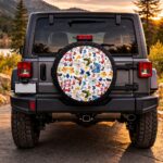 NEW 14" Butterfly Print Spare Tire Wheel Cover - Waterproof for Jeep Trailer RV