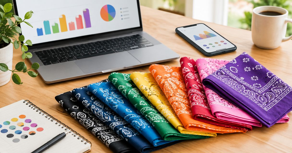 Bandana search volume benchmarks by color 2026