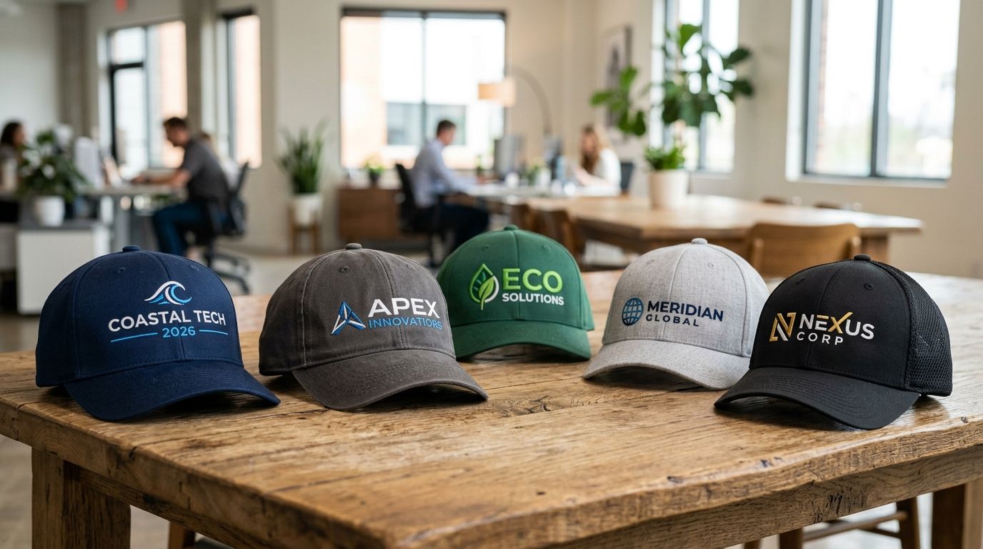 Best custom embroidered hats for corporate branding 2026