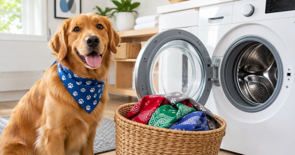 Can dog bandanas go in the washing machine?