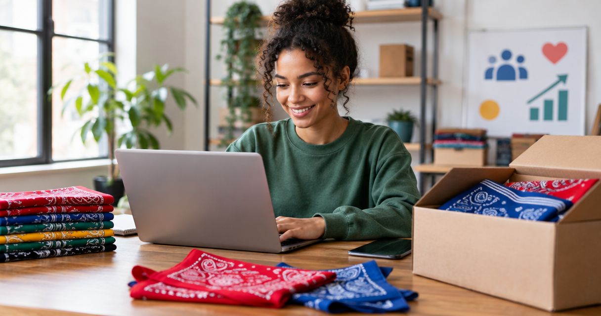 Connecting bulk bandana orders to your fundraising campaign page