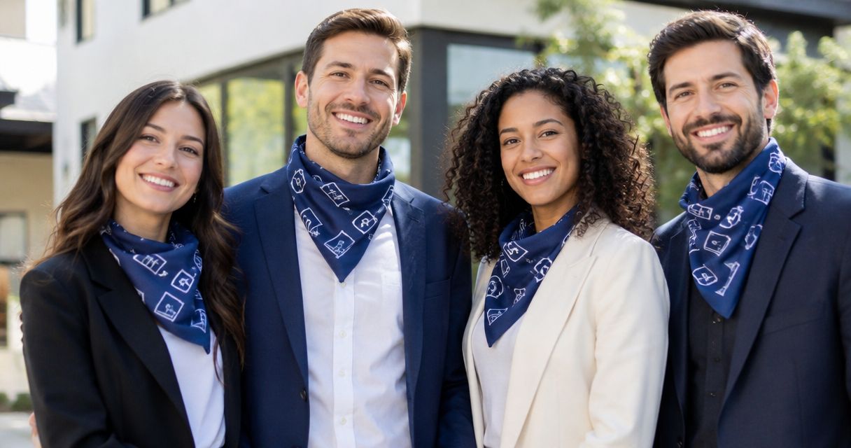 Custom bandanas for real estate teams: complete 2026 guide