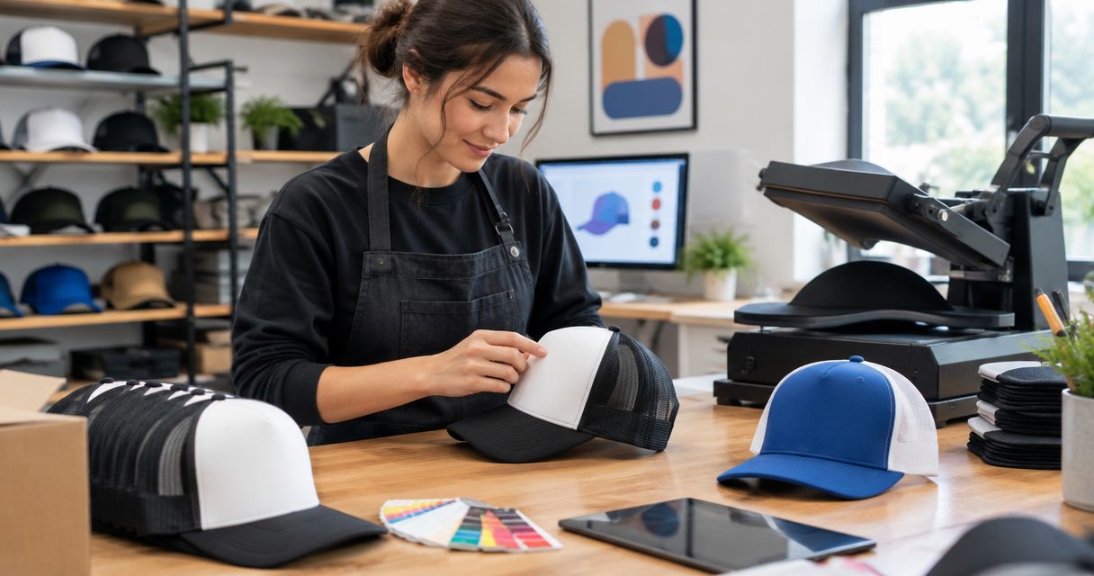 How long do custom trucker hats take to produce?