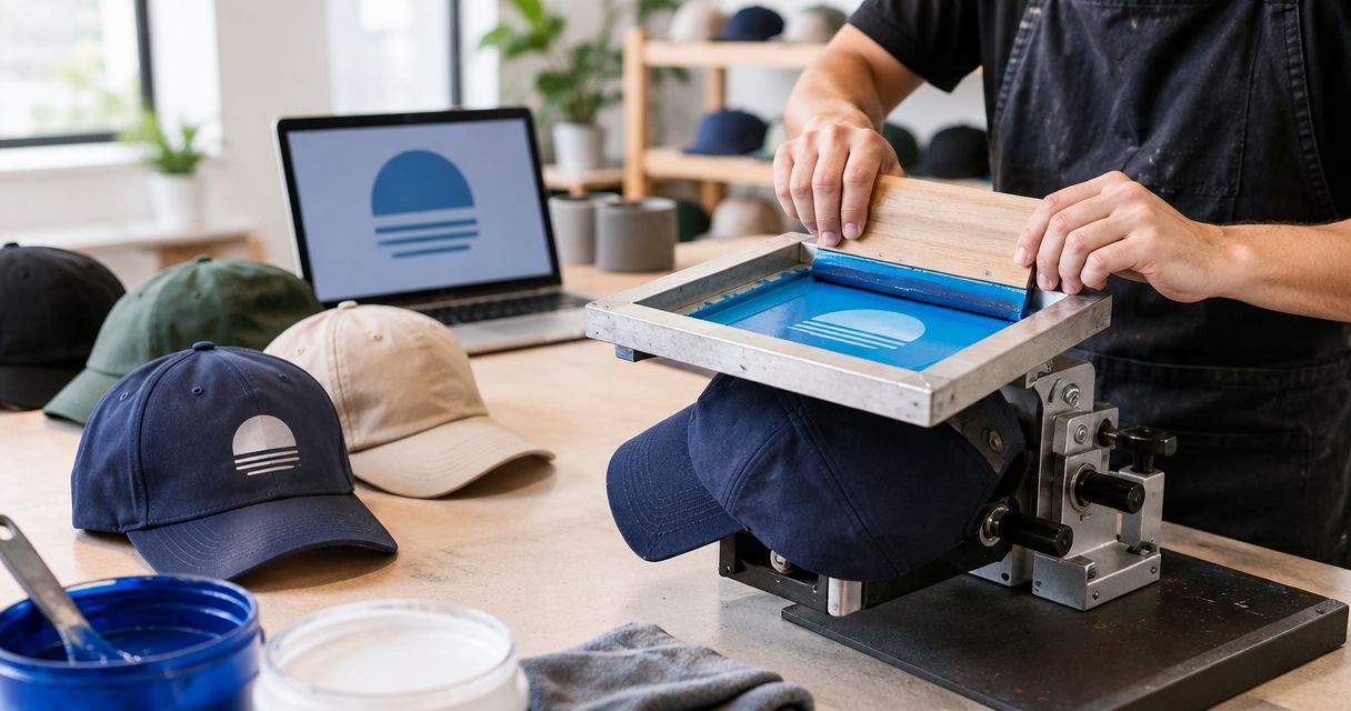 How much does it cost to screen print a logo on caps in 2026?