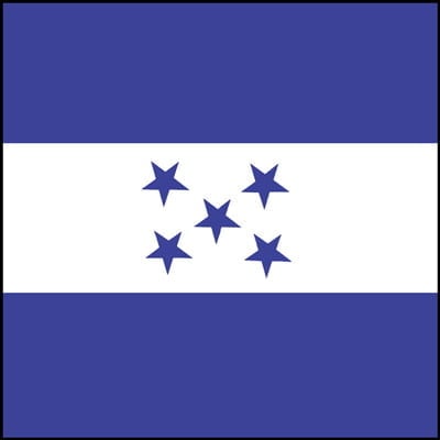 Honduras Flag - 22x22 Inch