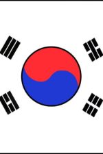Korea Flag Bandana - 22x22 Inch