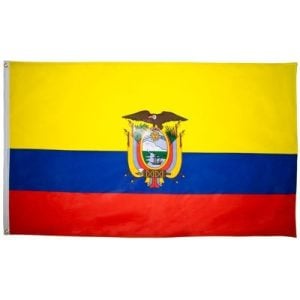 Ecuador Flag - 3ft x 5ft Polyester - Imported