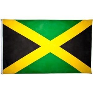 Jamaica Flag - 3ft x 5ft Polyester - Imported