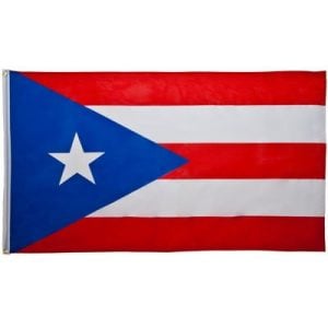 Puerto Rico Flag - 3ft x 5ft Polyester - Imported