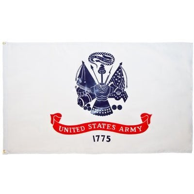 Patriotic Army Flag -3x5 Polyester - Military Tribute