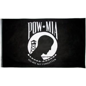 POW-MIA Flag - 3ft x 5ft Polyester - Imported