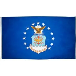 U S Air Force Flag - 3ft x 5ft Polyester - Imported