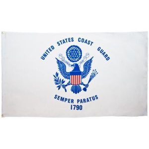 U.S. Coast Guard Flag - 3ft x 5ft Polyester - Imported