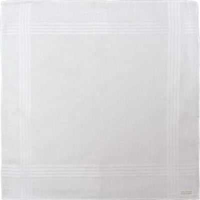 Mens Handkerchief - 16 inches - 4 Stripe
