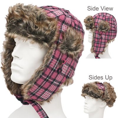 Trapper Hat Patterns - Faux Fur - Wool Blend