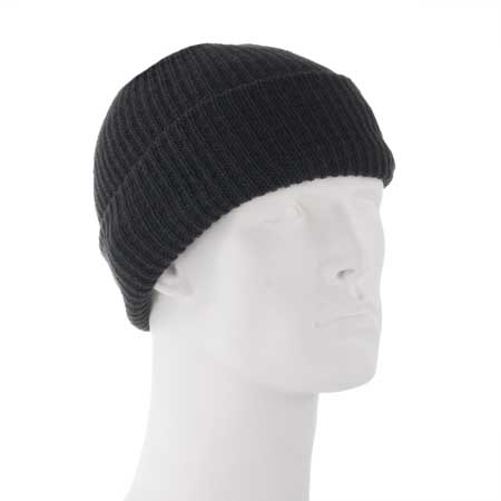 Value Knit - Charcoal Grey Ski Hat - SINgle Piece - MADE IN USA