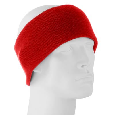 Red USA Made Stretch Headband - Dozen Packed