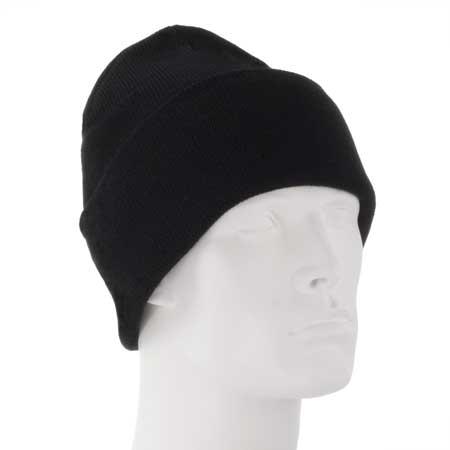Black Thinsulate Ski Hat 40 gram - Made in USA - Black, 144pcs - Case