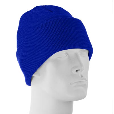 Royal Blue ThINsulate Ski Hat - 40 gram - SINgle Piece - MADE IN USA