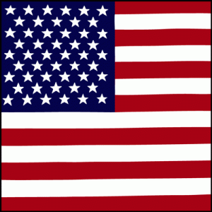 US Flag Bandana - 22x22 Inch