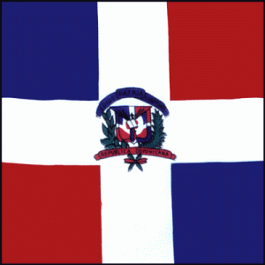 Dominican Republic Flag Bandana - 22x22 Inch
