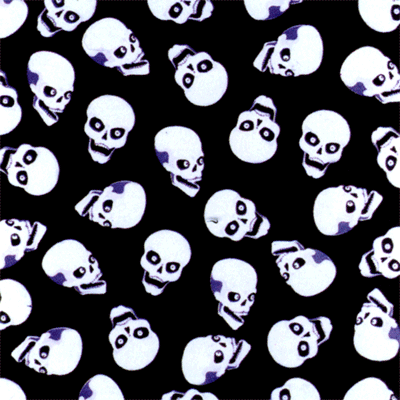 Tossed Skulls Bandana - 22x22 Inch