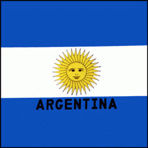 Argentina Flag Bandana - 22x22 Inch