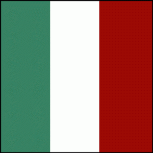 Italy Flag Bandana - 22x22 Inch