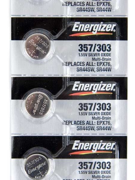 357 - 303 Silver Oxide Battery - Manufactured by Energizer