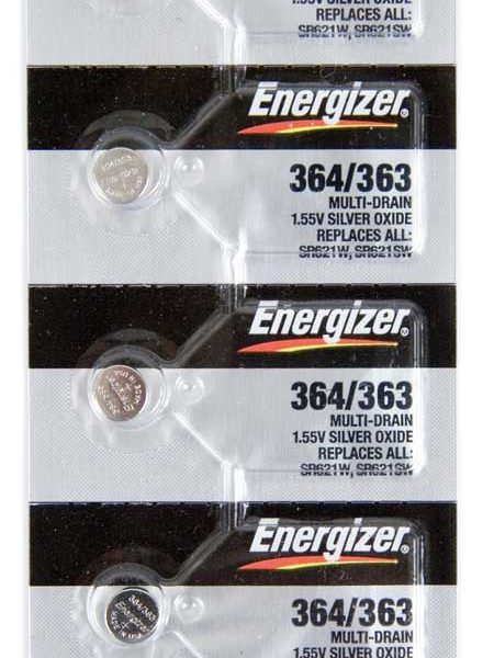 364 - 363 Silver Oxide Battery - Manufactured by Energizer