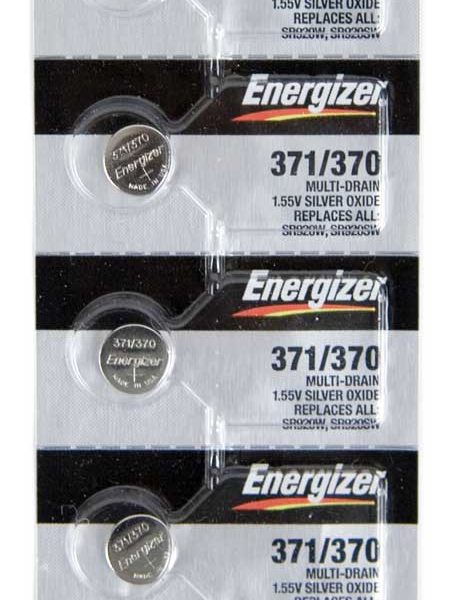 371 - 370 Silver Oxide Battery - Manufactured by Energizer
