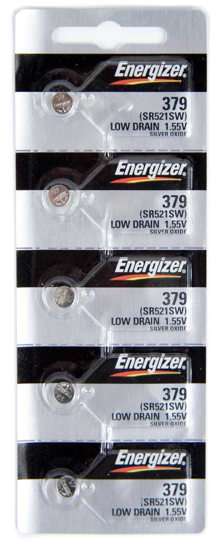 379 - SR521SW Silver Oxide Battery - by Energizer
