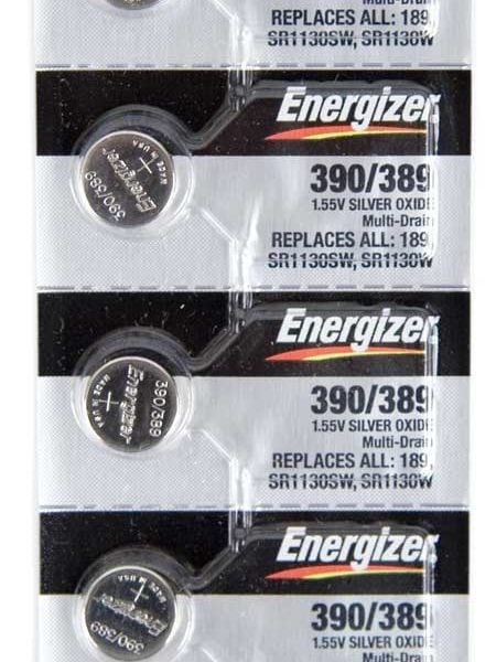 390 - 389 Silver Oxide Battery - Manufactured by Energizer