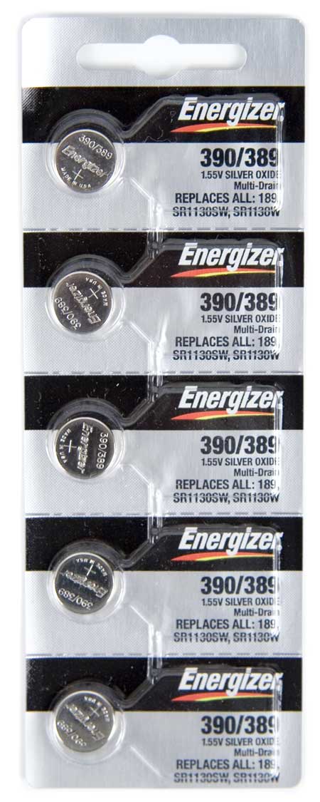 390 - 389 Silver Oxide Battery - Manufactured by Energizer
