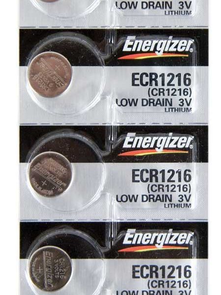 CR1216 - Lithium Battery - Manufactured by Energizer