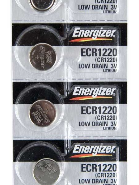 CR1220 - Lithium Battery - Manufactured by Energizer