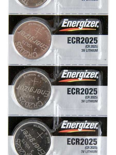 CR2025 - Lithium Battery - Manufactured by Energizer