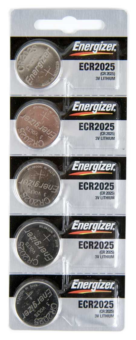 CR2025 - Lithium Battery - Manufactured by Energizer