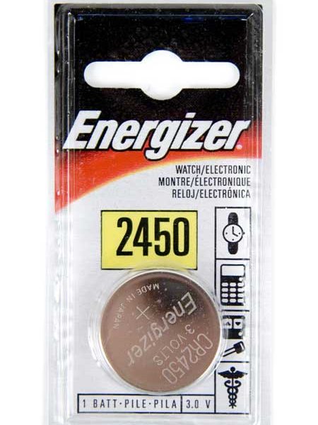 CR2450BP - Lithium Battery - Manufactured by Energizer