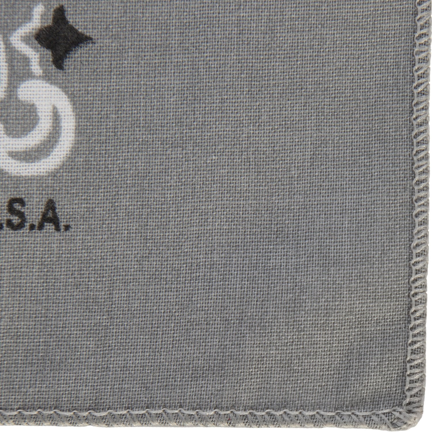 1pc American Made Silver Open Center Paisley Handkerchief - Single 1pc 22x22