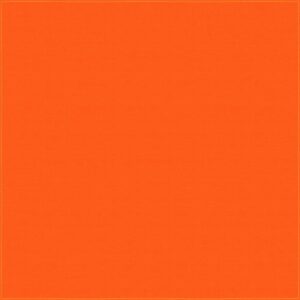 An orange fabric fills the space with a smooth texture and consistent hue creating a warm and vibrant atmosphere without any objects or people present.