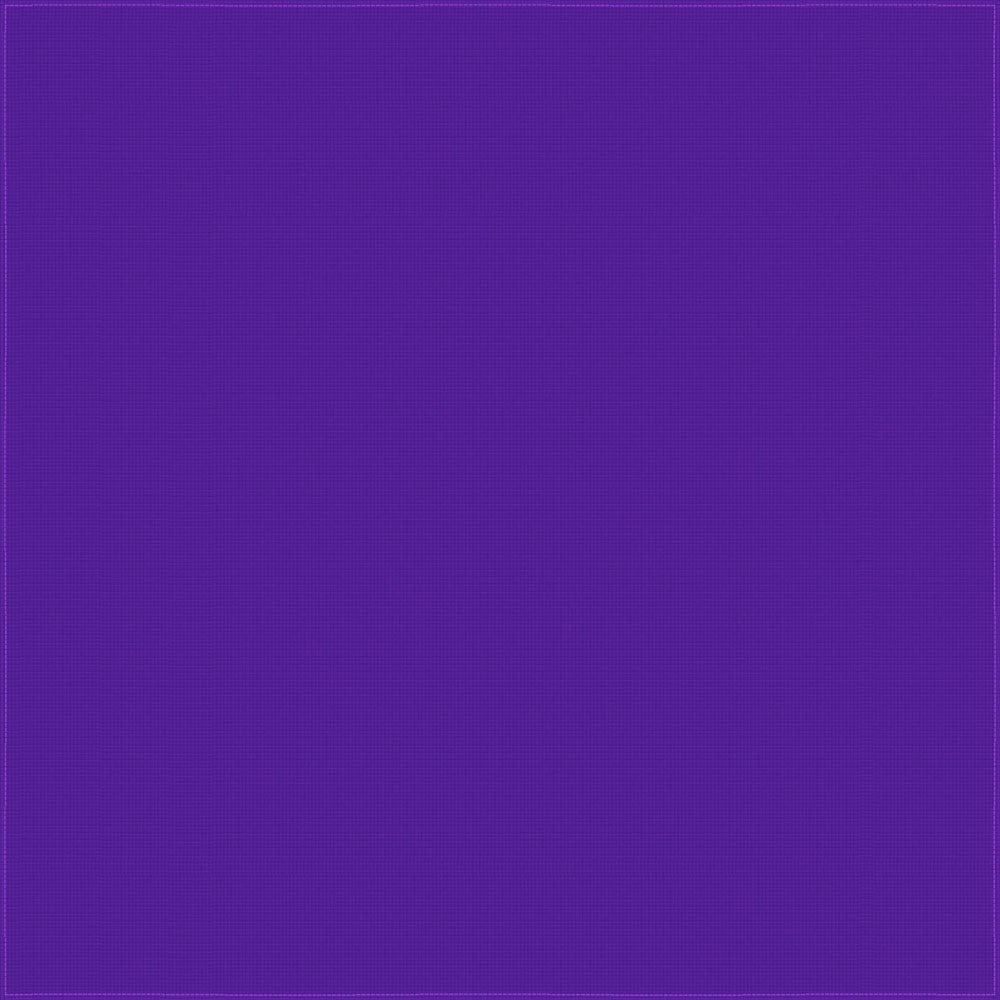 1pc Purple Solid Color Bandanas, 100% Cotton - 14x14 Inches
