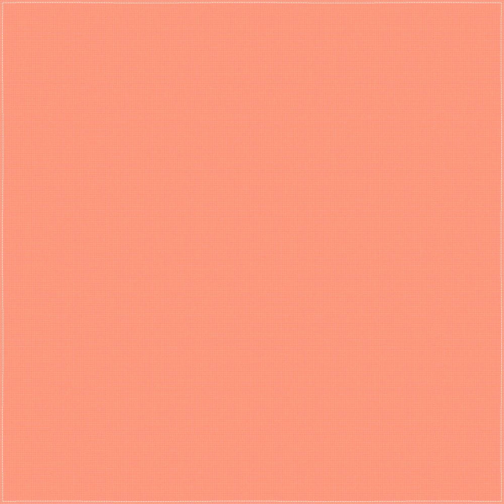 Peach Solid Color Bandana, Imported, 100% Cotton 14 x 14