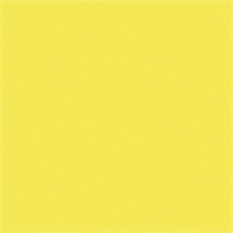 Import 100% cotton A solid yellow canvas fills the area providing a bright cheerful appearance with no discernible objects or text creating a simple yet vibrant visual impact.
