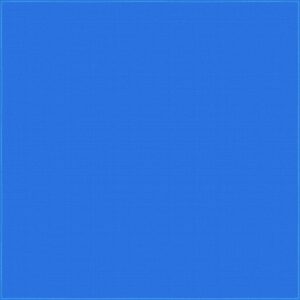 A smooth blue surface fills the image with an even tone showing no variation or texture with a solid color background suggesting simplicity and uniformity.