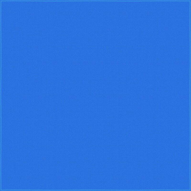 A smooth blue surface fills the image with an even tone showing no variation or texture with a solid color background suggesting simplicity and uniformity.