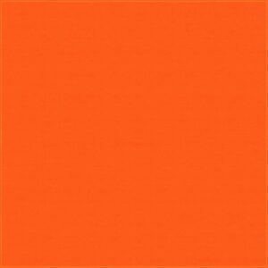A vivid orange square serves as the main object filling the entire frame with a textured surface suggesting a fabric or smooth material in a simple and bright context.