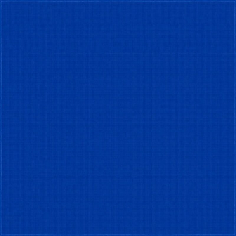 A solid blue square fills the entire image area providing a uniform color surface with no discernible patterns or textures creating a sense of simplicity and calmness in the visual presentation