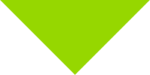 A bright green Bandana triangle is centered in a white background this vibrant shape appears to point downward creating a striking contrast in design and color